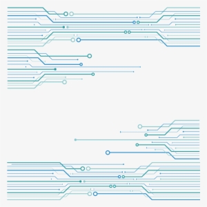 Graphic Transparent Euclidean Vector Electrical Network - Transparent Technology Circuit Png