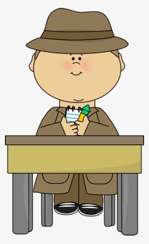 Detective Clip Art - Detective Writing Clipart