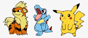 Some People Seemed To Like My Pikachu, So I Added Totodile - Growlithe Pikachu