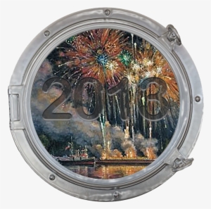 Charlevoix Venetian Festival Artwork - Wall Clock
