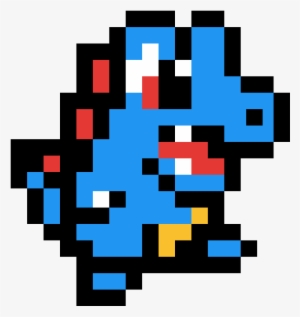 Totodile - Totodile Pixel Art