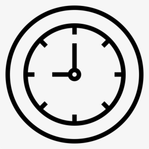 Clock - Icon 24 7 Yellow