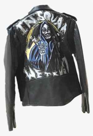 Nyree Morrison @nyreearts Custom Leather Jacket - G Eazy Elather Jacket