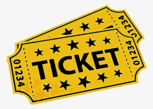 Cine Movie Boleto Dorado - Tickets Clipart Png