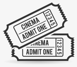 Clip Art Transparent Movie Ticket Clipart Black And