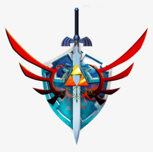 Hylian Shield & Master Sword - Hylian Shield And Sword