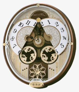 Seiko Melodies In Motion Wall Clock Swarovski Crystals