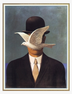 The Son Of Man Is Part Of A Series - Man In A Bowler Hat 1964 By Rene Magritte Art Reproduction