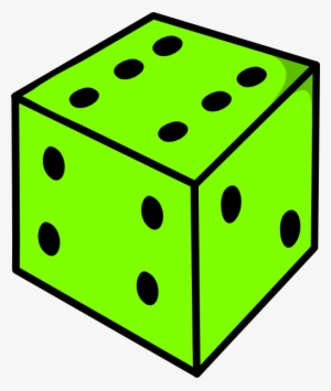 Green Dice Clip Art At Clker - Green Dice Clipart