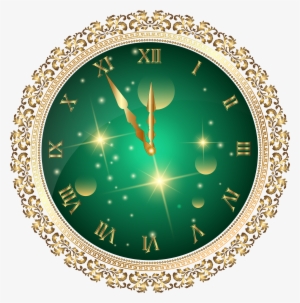 New Year Clock Png