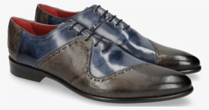 Oxford Shoes Toni 18 Dice Smoke Moroccan Blue - Shoe