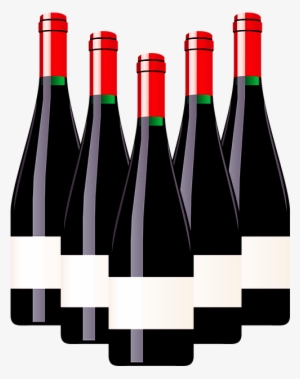 Wine Bottles Clipart Transparent Png - Glass Bottle