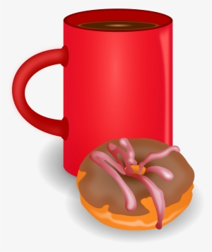 Coffee And Donuts Clip Art Free - Coffee And Donuts Png