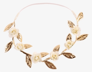 Petite Bello Headband White Baby Flower Headband