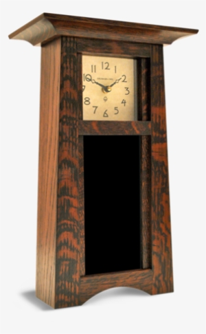 Vertical Craftsman Clock - Arts And Crafts Movement
