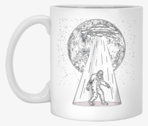 Bigfoot Alien Abduction S Funny Ufo Flying Saucer Tee - Believe Santa Coffee Mug