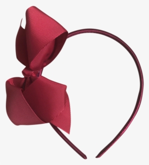 Image Of Dark Red Bow Headband - Headband - 1500x1500 PNG Download - PNGkit