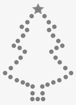 Xmas Christmas Tree 48 Black White Line Art Tatoo Tattoo - Christmas Tree