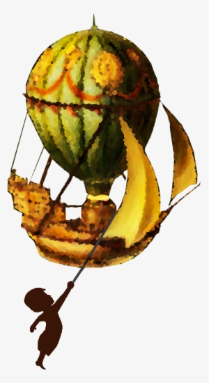 The 'a' To The World - Fantasy Hot Air Balloon