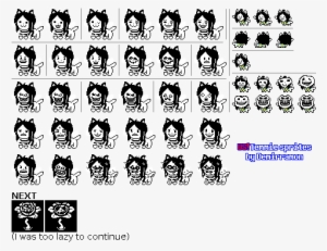 Underswap Temmie Sprite Sheet - Sprite