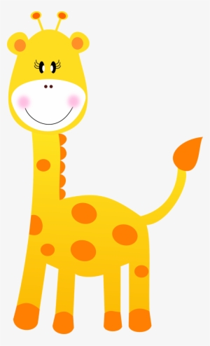 Giraffe Clipart Black And White, Giraffe Face Clipart, - Bichos Safari Png
