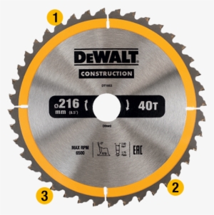 Construction Blades - Dewalt Dt1953