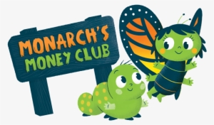 An Illustration Fit For Credit Union Kids - Monarch Caterpillar Character