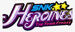 Tag Team Frenzy Playstation - Snk Heroines Logo