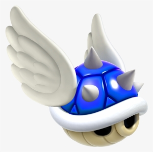 Blue Spiny Shell Artwork - Super Mario Blue Shell