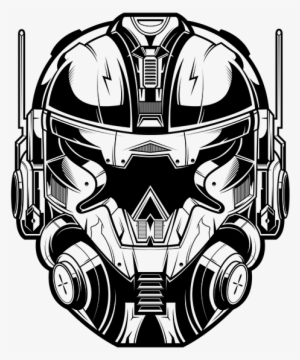 Titanfall 2 Helmet Drawing