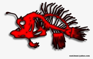 Clipart Library Download Anglerfish Drawing Skeleton - Fishing