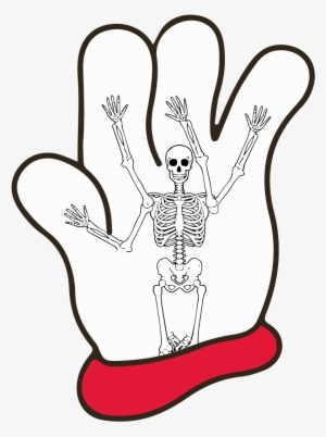 16 Oct - Hamburger Helper Glove Skeleton