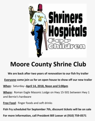 After Two Years Of Renovations To The Moore County - Shriners Shriners Shriners Sticker