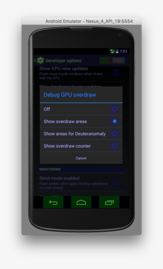 The Example Apps Screen Is Now Overlaid With Various - Mobile Device
