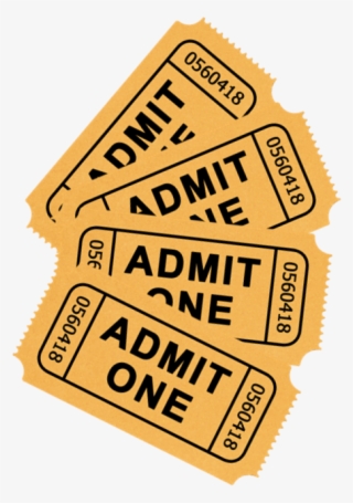 Tickets - Novelty Movie Night Mix 12 Edible Stand Up Wafer Paper