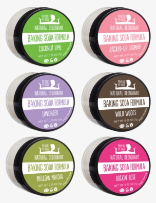 Six-pack Baking Soda Sampler Natural Deodorant - Deodorant