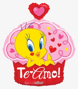 Piolin Cupcake Shape 18 Tweet Oops, Tweety, Shapes, - Imagenes De Piolin Te Amo