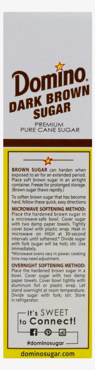 Domino Pure Cane Dark Brown Sugar 1lb