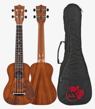 Rainie Slg-01 Goldfish - Luna Guitars Maluhia Concert Acousti- Electric Ukulele