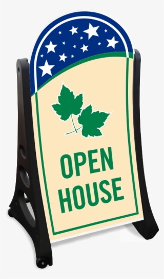 Open House Standard Portable Sidewalk Sign Kit