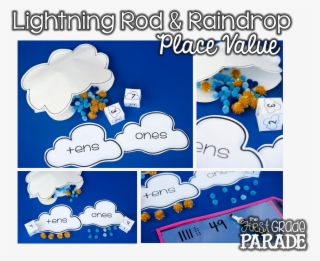 Place Value Math Games With 'lighting Rods' And 'raindrops'