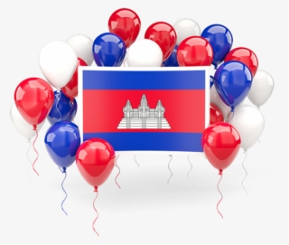 Square Flag With Balloons - Png Photo Sticker Puerto Rico Flags