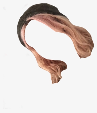 Peach Interesting Art Hair Wig Beret Pink Aesthetic - Art