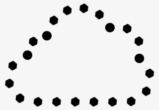 Dotted Cloud Icon - Shutterstock