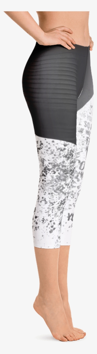 'paint & Text' Capri Leggings - Fire Mage Warlock Armor Costume Leggings