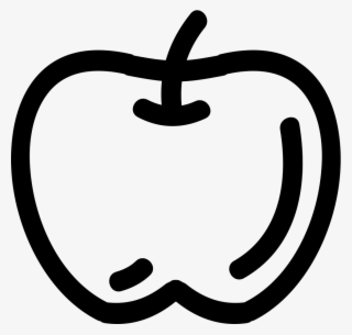 Apple Hand Drawn Fruit Outline Comments