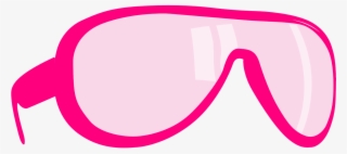 Pink Sunglasses Clip Art - Pink Goggles Png
