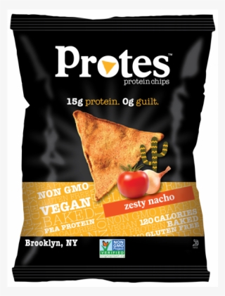 Protes Protein Chips Zesty Nacho 4oz - Protes Protein Chips