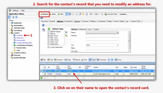 Navigate To The Address Tab And Click The Red [x] Under - Favorite Saved