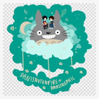 Dan And Phil Shirt Design Clipart T-shirt Dan And Phil - Dan And Phil With Totoro Iphone 6 / 6s Phone Case